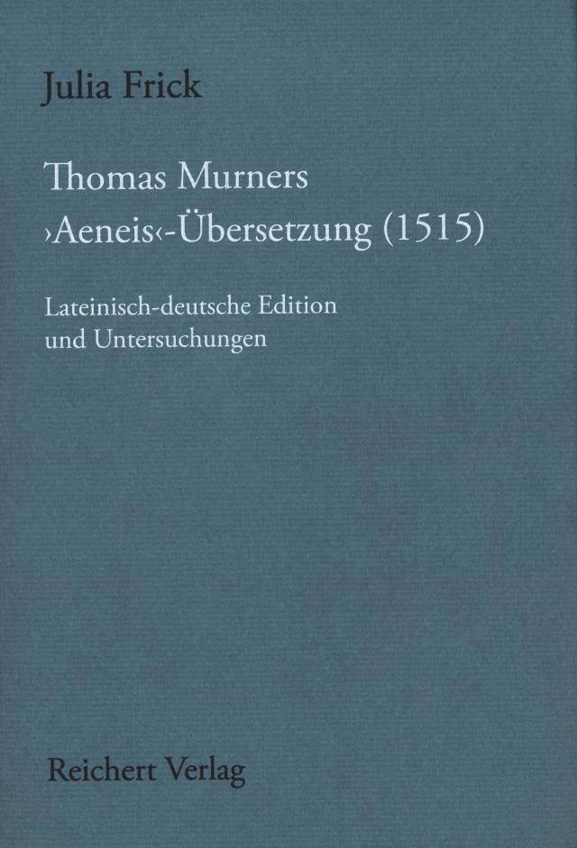 Thomas Murners 'Aeneis'-Übersetzung (1515)
