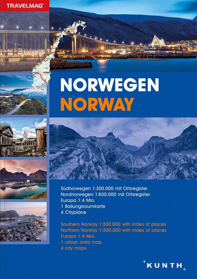 Reiseatlas Norwegen 1:300000