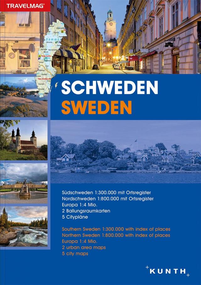 Reiseatlas Schweden 1:300000