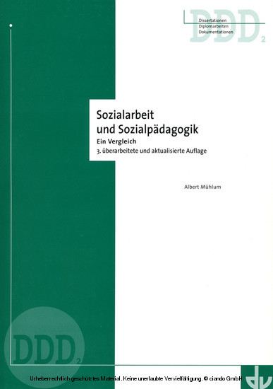 Sozialarbeit und Sozialpädagogik