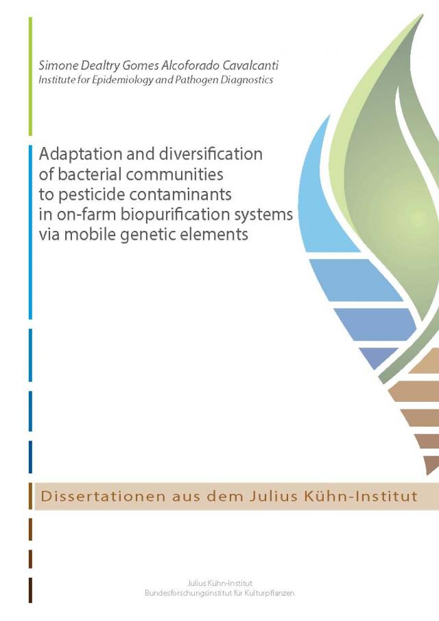 Adaptation and diversification of bacterial communities to pesticide contaminants in on-farm biopurification systems via mobile genetic elements