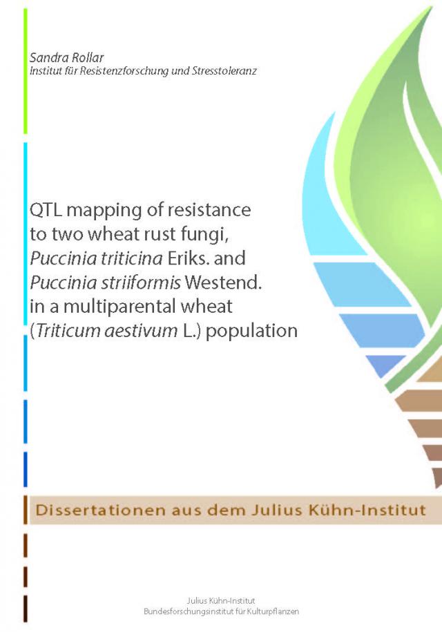 QTL mapping of resistance to two wheat rust fungi, Puccinia triticina Eriks. and Puccinia striiformis Westend. in a multiparental wheat (Triticum aestivum L.) population