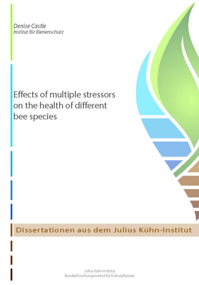 Effects of multiple stressors on the health of different bee species