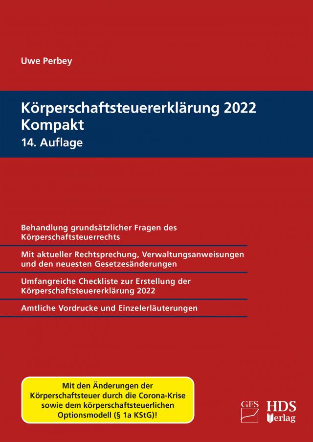 Körperschaftsteuererklärung 2022 Kompakt