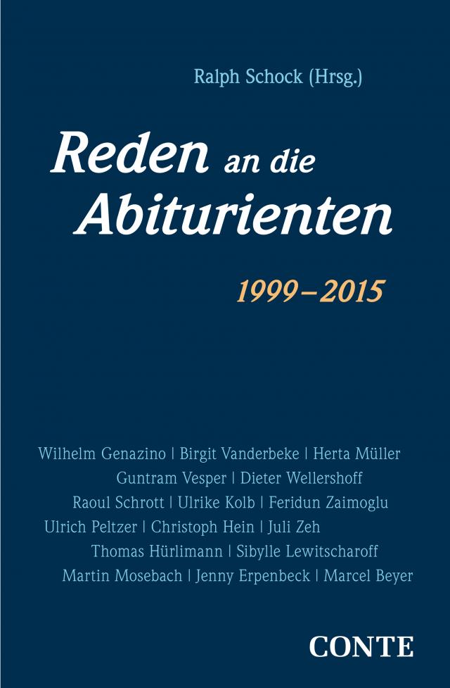 Reden an die Abiturienten (1999-2015)