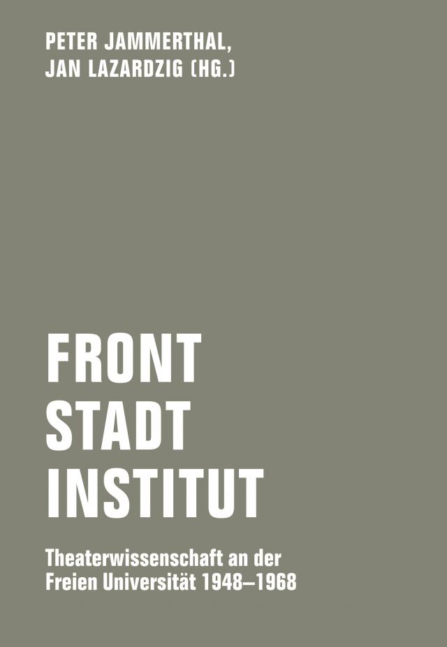 Front - Stadt - Institut