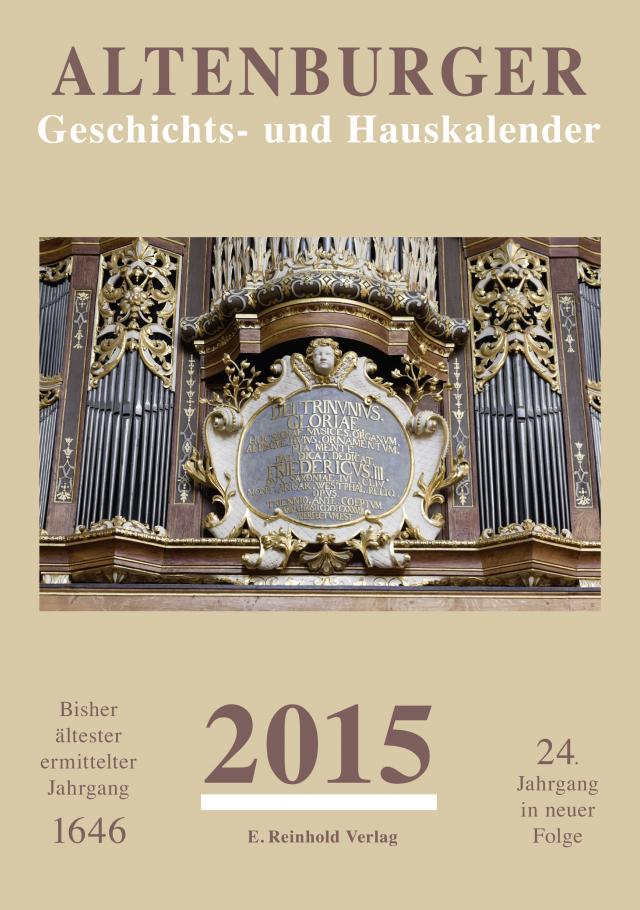 Altenburger Geschichts- und Hauskalender / Altenburger Geschichts- und Hauskalender 2015