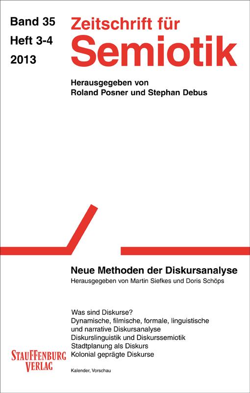 Zeitschrift für Semiotik / Neue Methoden der Diskursanalyse