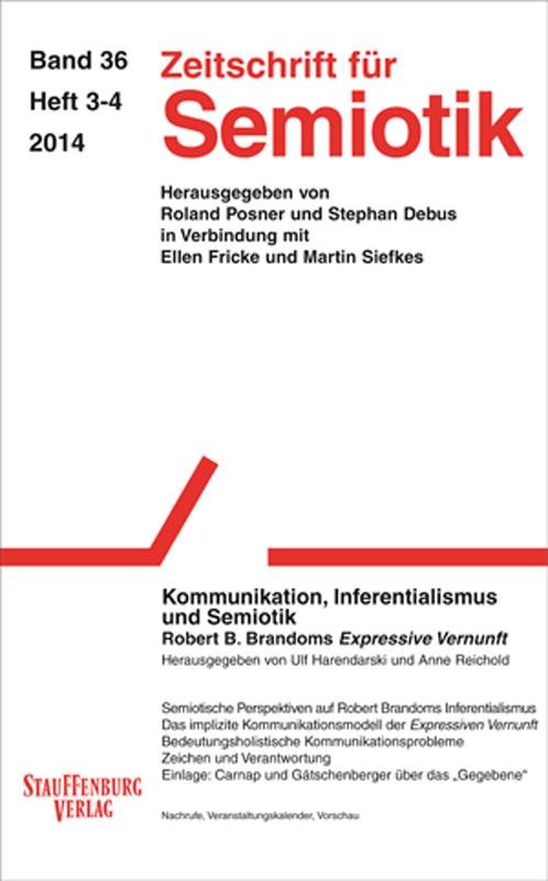 Zeitschrift für Semiotik / Kommunikation, Inferentialismus und Semiotik
