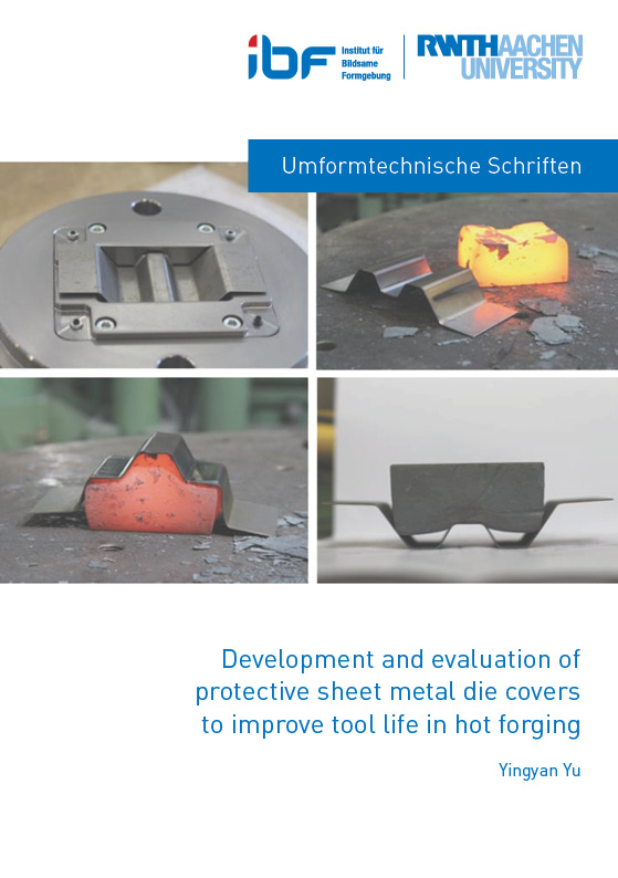 Development and evaluation of protective sheet metal die covers to improve tool life in hot forging