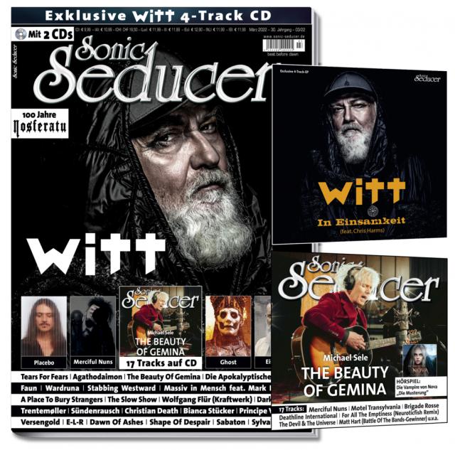 Sonic Seducer.03/2022 + Titelstory Joachim Witt + 2 Audio-CD