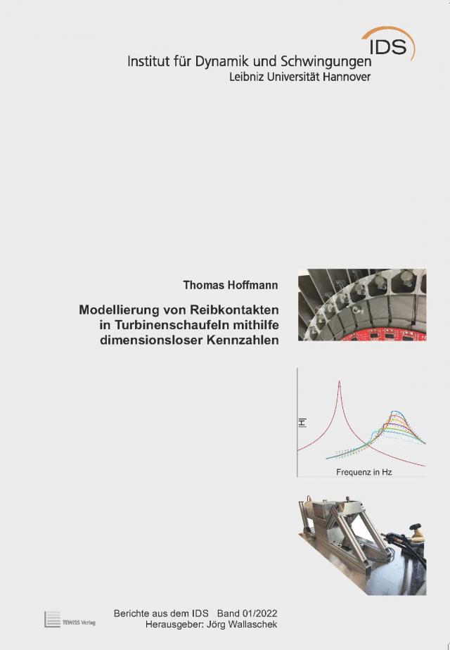 Modellierung von Reibkontakten in Turbinenschaufeln mithilfe dimensionsloser Kennzahlen