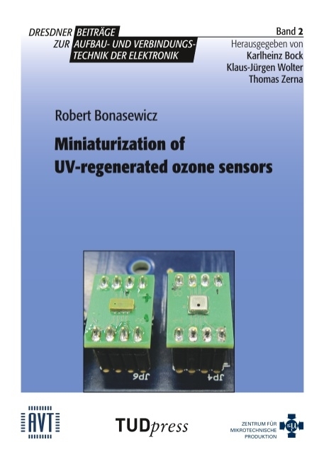 Miniaturization of UV-regenerated ozone sensors