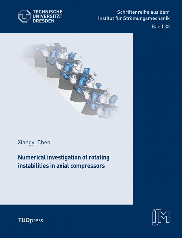 Numerical investigation of rotating instabilities in axial compressors