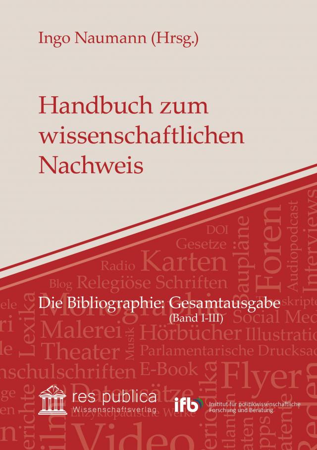 Handbuch zum wissenschaftlichen Nachweis