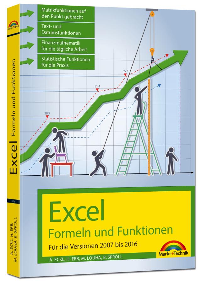 Excel Formeln und Funktionen für 2016, 2013, 2010 und 2007