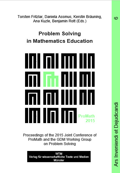 Problem Solving in Mathematics Education Ars Inveniendi et Dejudicandi  