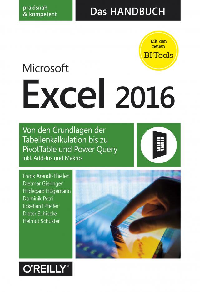 Microsoft Excel 2016 – Das Handbuch