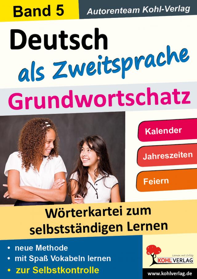 Deutsch als Zweitsprache - Grundwortschatz. Bd.5