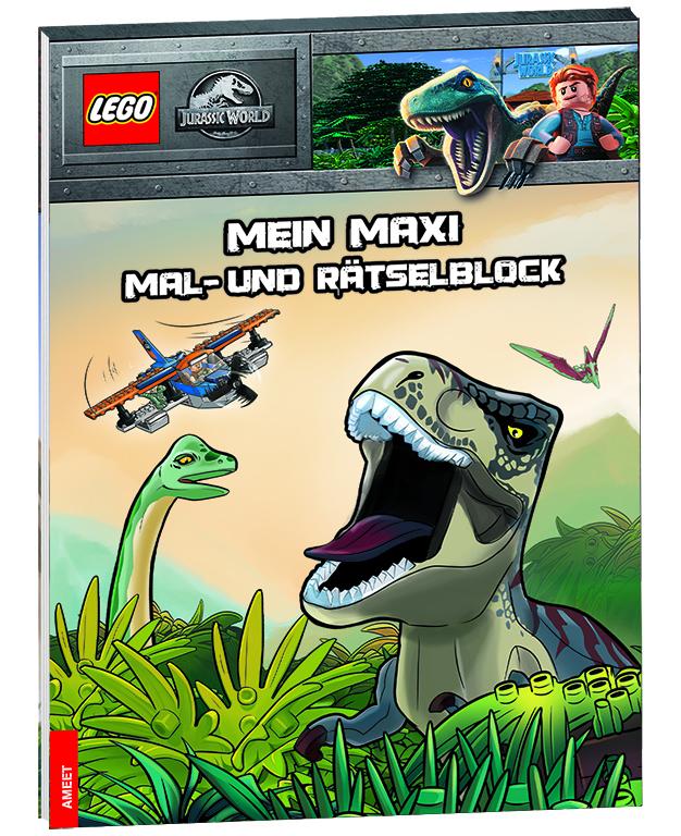 LEGO® Jurassic World™ – Mein Maxi Mal- und Rätselblock