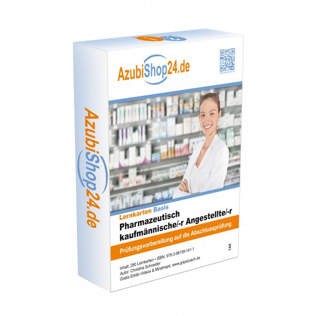 Lernkarten Pharmazeutisch-kaufmännischer Angestellte/r (PKA) Prüfung Prüfungsvorbereitung