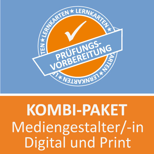 Kombi-Paket Mediengestalter Digital und Print Lernkarten