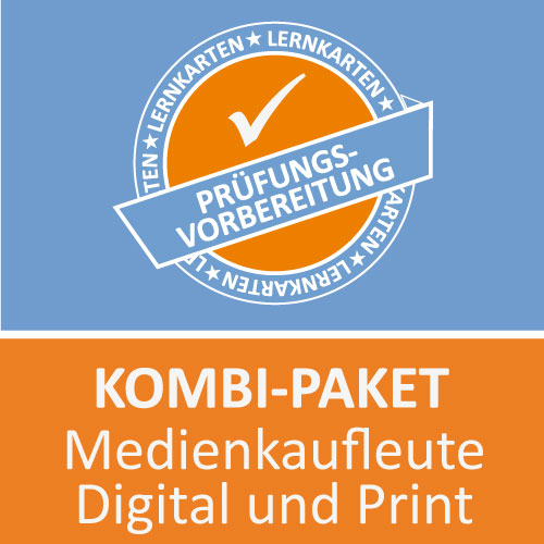Kombi-Paket Lernkarten Medienkaufmann Digital und Print