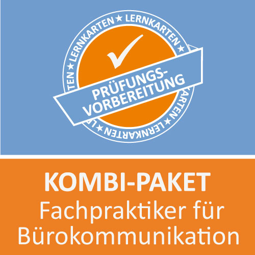 Kombi-Paket Fachpraktiker für Bürokommunikation Lernkarten