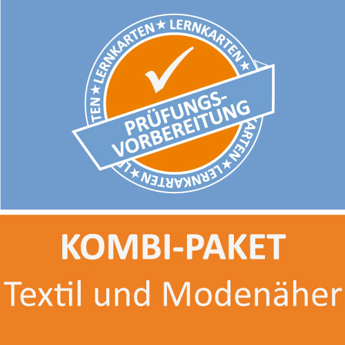 Kombi-Paket Textil- und Modenäher Lernkarten