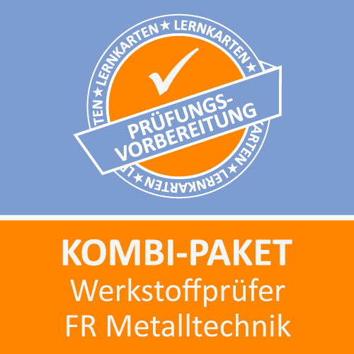 Kombi-Paket Werkstoffprüfer FR Metalltechnik Lernkarten