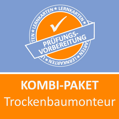 Kombi-Paket Trockenbaumonteur Lernkarten
