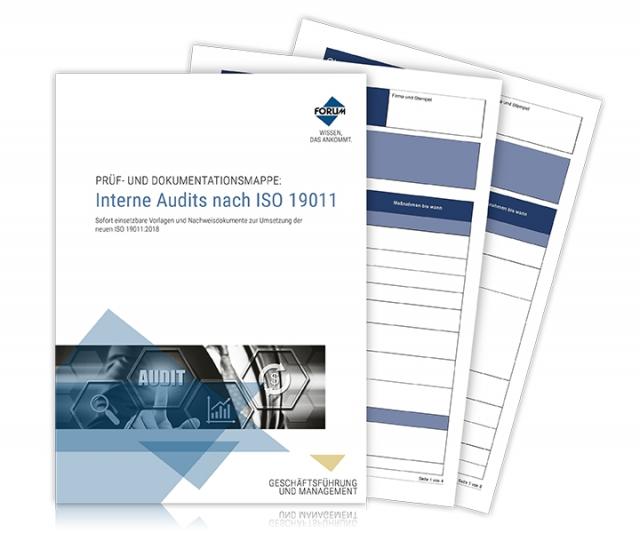 Prüf- und Dokumentationsmappe: Interne Audits nach ISO 19011