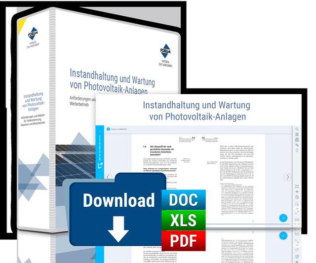 Handbuch Instandhaltung und Wartung von Photovoltaik-Anlagen