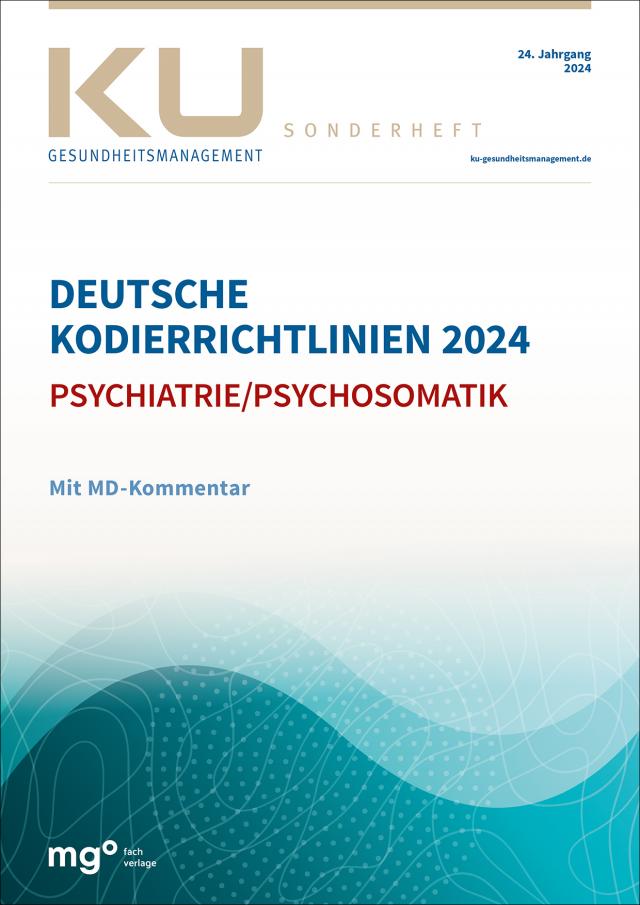 Deutsche Kodierrichtlinien für die Psychiatrie/Psychosomatik 2024 mit MD-Kommentar