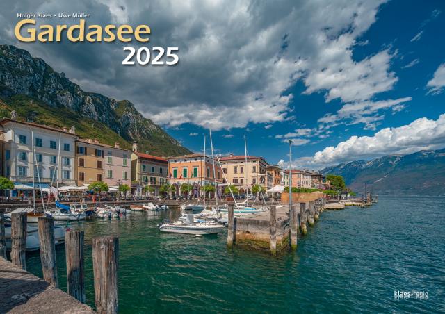 Gardasee 2025 Bildkalender A3 cm quer, spiralgebunden