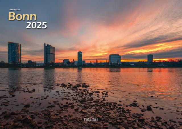 Bonn 2025 Bildkalender A3 quer, spiralgebunden