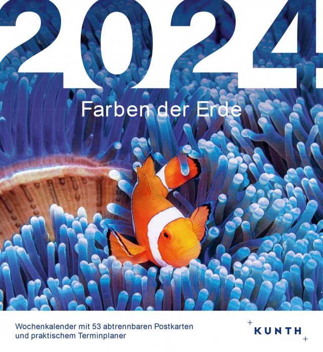 Farben der Erde - KUNTH Postkartenkalender 2024