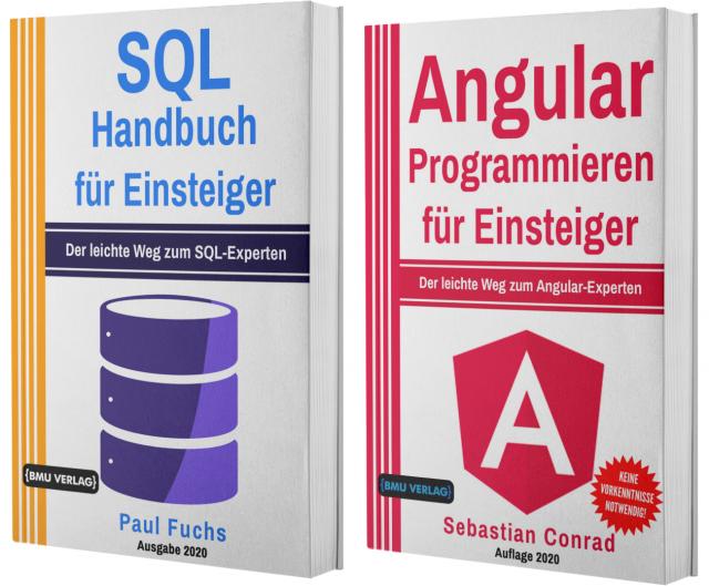 SQL Handbuch für Einsteiger + Angular Programmieren für Einsteiger (Taschenbuch)