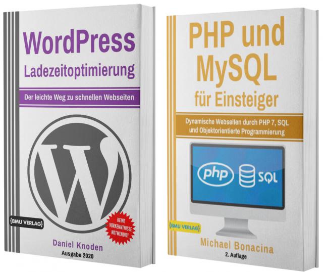 WordPress Ladezeitoptimierung für Einsteiger (Taschenbuch) + PHP und MySQL für Einsteiger (Hardcover)