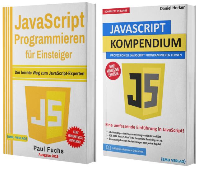 JavaScript Programmieren für Einsteiger + JavaScript Kompendium (Hardcover)