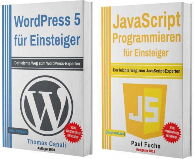 WordPress 5 für Einsteiger +JavaScript Programmieren für Einsteiger (Taschenbuch)