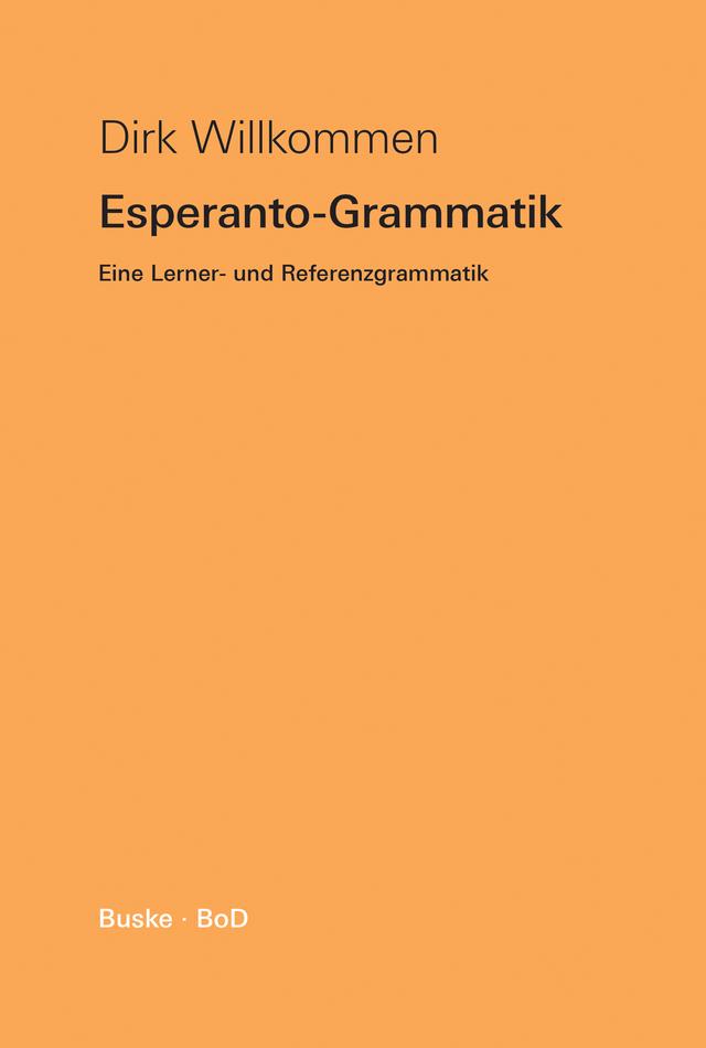 Esperanto Grammatik