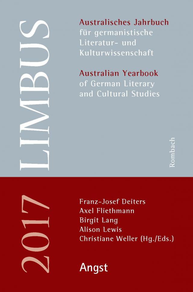 Limbus – Australisches Jahrbuch für germanistische Literatur- und Kulturwissenschaft, Band 10 (2017): Angst