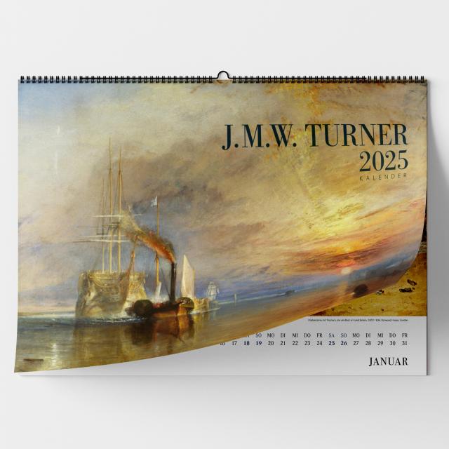 William Turner. Wandkalender 2025