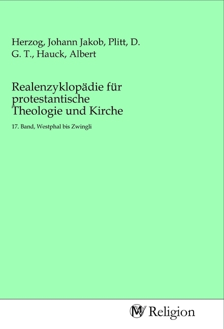 Realenzyklopädie für protestantische Theologie und Kirche