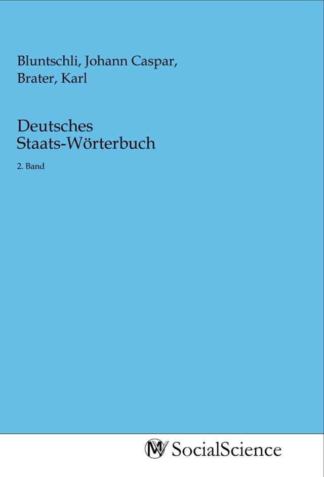 Deutsches Staats-Wörterbuch