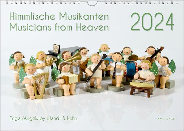 Der Engel-Kalender, ein Musik-Kalender 2024, DIN A4