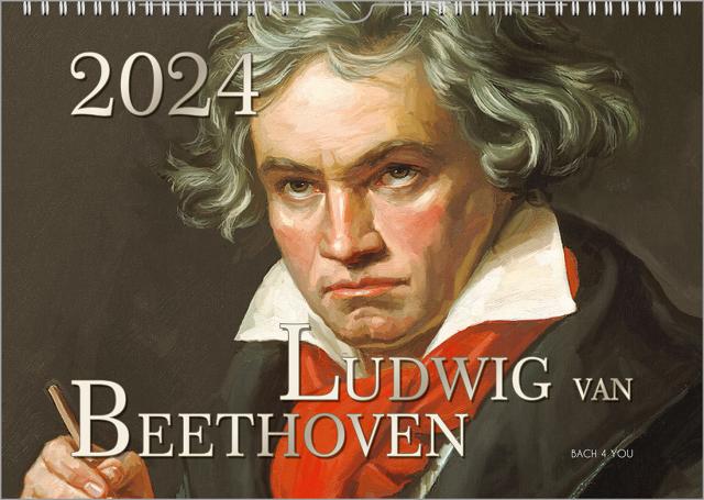 Der Beethoven-Kalender 2024, DIN A4 – ein Musik-Kalender, ein Komponisten-Kalender