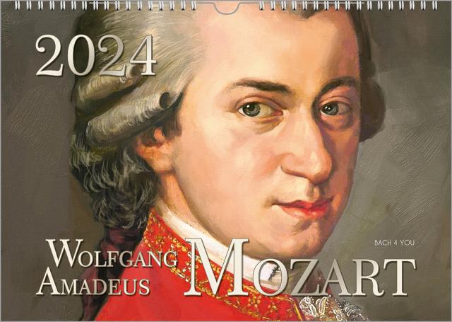 Der Mozart-Kalender 2024, DIN A4 – ein Musik-Kalender, ein Komponisten-Kalender