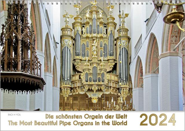 Der Orgelkalender, ein Musik-Kalender 2024, DIN A3